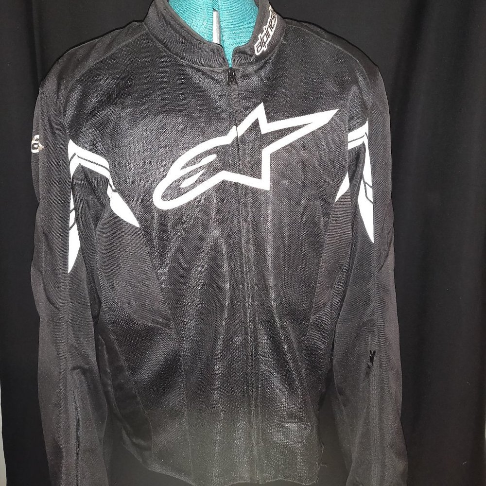 Alpinestar Viper-Air Motorcycle Jacket XL Black/White